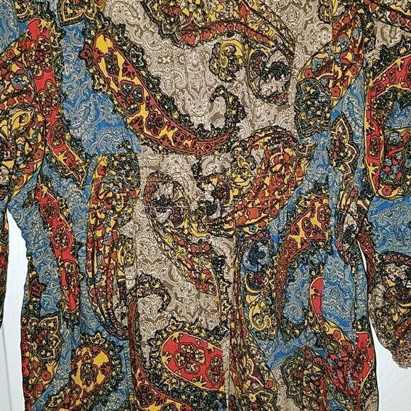 Live and Let Live peasant blouse Sz PL - Picture 6 of 7